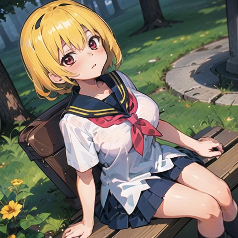 Houjou Satoko (Higurashi) High School Girl Satoko JK沙都子